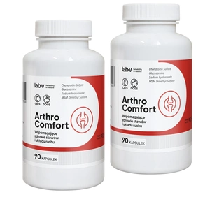 LAB-V Arthro Comfort - Suport cuprinzător pentru sănătatea articulațiilor și musculo-scheletală pentru câini și pisici 2x90 capsule