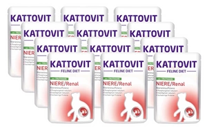Kattovit Niere/Renal curcan 12x85 g pliculeț
