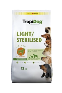 Tropidog Premium Light Sterilizat Premium Light Pui Sterilizat cu Orez 12kg