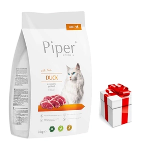 DOLINA NOTECI Piper Animals cu rata pentru pisici 3kg+Cat Surprise