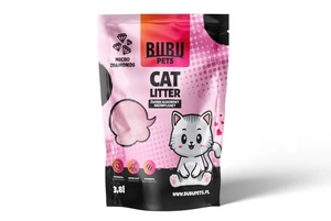 BUBU Pets silicon fără înmuiere Micro Pink Litter 3.8l