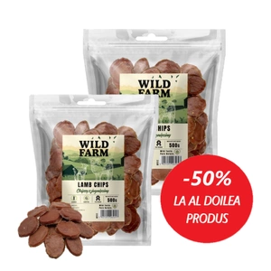 WILD FARM Lamb Chips 2x500g tratează câinii