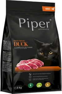 DOLINA NOTECI Piper Animals cu rață pentru pisici 3kg