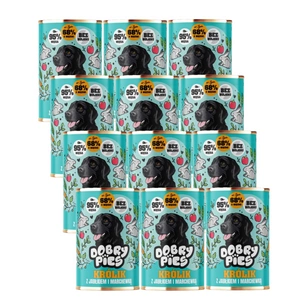 Dobry Pies  Iepure cu mere și morcov 12x400g