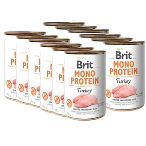 Brit Mono Protein cu curcan 12x400g