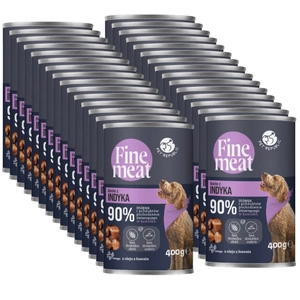 PetRepublic Fine Meat, mâncare de curcan Fine Meat 30x400g pentru câini
