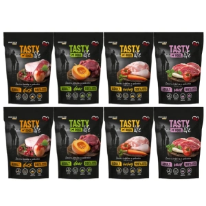 Tasty Dogs Life Arome mixte în jeleu 8x150g
