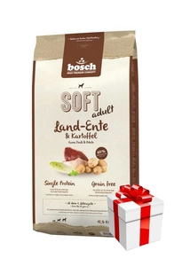 BOSCH Soft Adult Duck & Potato 12,5kg+ Surpriză pentru câinele dvs. GRATUIT
