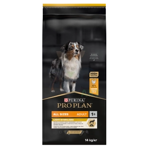 Purina Pro Plan Adult Light Optiweight Sterilizat Pui și Orez 14 kg + O SURPRIZĂ PENTRU CÂINELE TĂU!!!