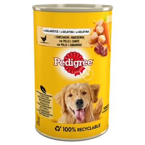 Pedigree Hrană umedă pentru câini adulți cu pui și legume în jeleu 400g