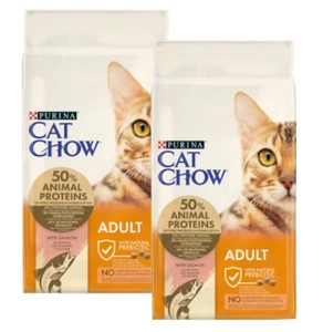 Purina Cat Chow Adult Ton și somon 2x15kg