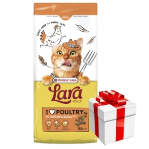 VERSELE-LAGA Lara Adult Turkey & Chicken 12,5 kg – hrană pentru pisici adulte cu curcan și pui + SURPRIZĂ PENTRU PISICA TA