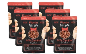 Fitmin Cat For Life Pui de pisică Pui 6x85g