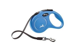 Flexi New Classic S Leash Tape 5 m până la 15 kg Albastru