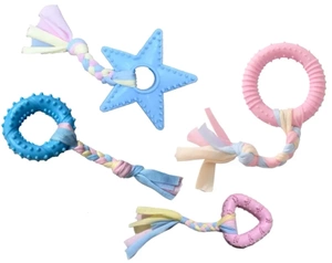 Jucărie pentru câini din cauciuc, de ros, 22 cm