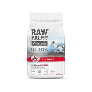 Vetexpert RAW PALEO ULTRA BEEF ADULT MINI 8KG
