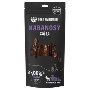 PACHET PET - 3 cârnați kabanos de iepure (80 g)