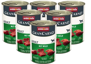 ANIMONDA GranCarno Adult Dog aromă: Carne de vânat 6x400g