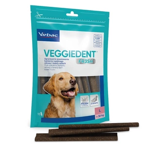 Virbac Veggiedent Fresh Bite L (>30kg) 15buc