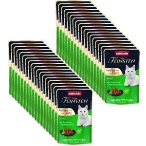 ANIMONDA Cat Vom Feinsten Adult Rabbit + Chicken Fillet 36x85g pungă