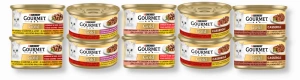 Purina Gourmet Gold în sos, mix de 5 arome, 15x85g