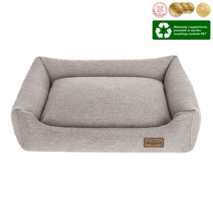 Canapea RECOBED Harmony, maro deschis, M 80x65cm