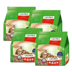 JRS Cats Best Eko Plus - Nisip aglomerant din lemn 4x(5 l / 2,1 kg)