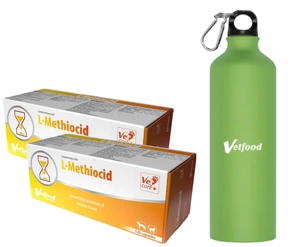 VETFOOD L-Methiocid 2x120 kapsułek+VETFOOD- Bidon FREE!!!