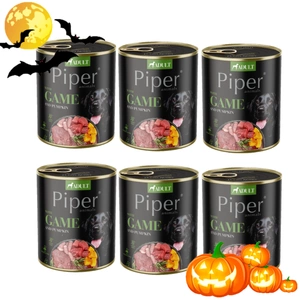 DOLINA NOTECI Piper pentru câini cu carne de vânat și dovleac 6x800g