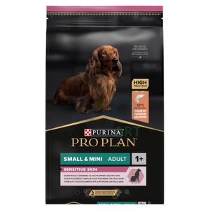 Purina Pro Plan Small &amp; Mini Adult Sensitive Optiderma Somon și Orez 7 kg