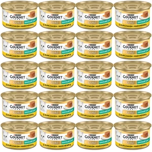 Purina Gourmet Gold Savoury Cake cu pui și morcovi 72x85g