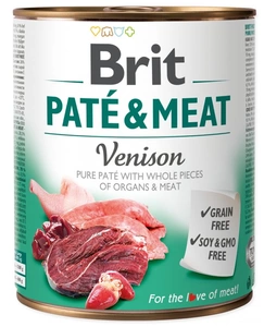 Brit Pate&Meat Adult Venison 800g