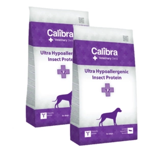 Calibra Veterinary Diets Dog Ultra Hypoallergenic Insect Protein 2x12kg