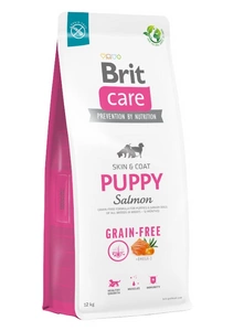 BRIT CARE Dog Grain-free Puppy Salmon 12kg + LAB V 500ml - 5% off !!!