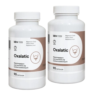 LAB-V Oxalatic - Sprijin pentru formarea pietrelor de oxalat la pisici 2x90 capsule