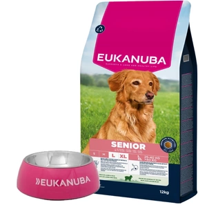 EUKANUBA Mature&Senior Large Lamb & Rice 12kgEUKANUBA Miel Mature&Senior Mare cu Orez 12kg+Bol GRATUIT!