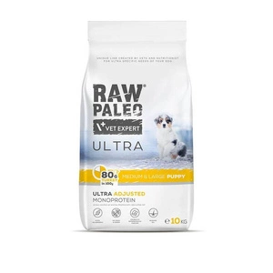 Vetexpert RAW PALEO ULTRA CURCAN PUPPY MEDIU/MARE 10KG