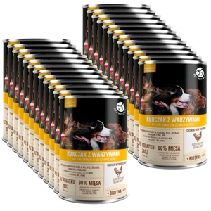 PetRepublic bucăți în sos cu pui și legume 24x800g