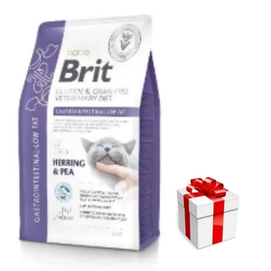 Brit GF Veterinary Diets Cat Gastrointestinal-Low Fat 5kg + SURPRIZĂ PENTRU PISICA TA