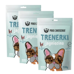 PAKA ZWIERZAKA - Gustări pentru dresaj din carne de miel 3x120g