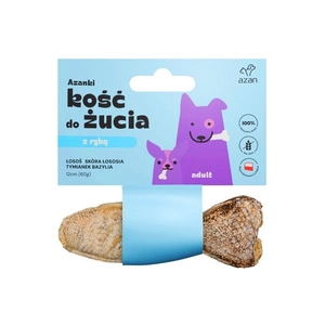 AZANKI Jucărie de ros cu somon în piele de somon cu cimbru, 12 cm