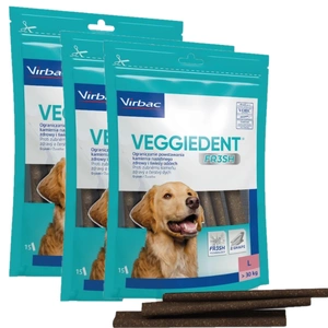 Virbac Veggiedent Fresh Bite L (>30kg) 3x15buc
