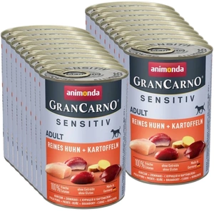 Animonda GranCarno Sensitive Adult Dog Pui și cartofi 18x400g
