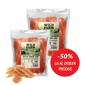 WILD FARM Piept de pui moale 2x500g gustare pentru câini