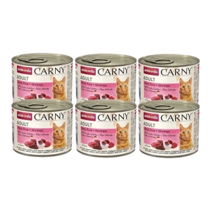 Animonda Cat Carny Adult Beef, Turkey & Prawns 6x200g