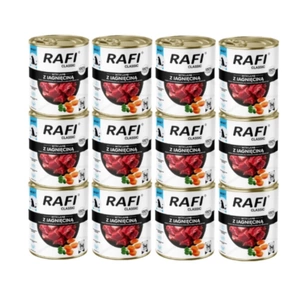 DOLINA NOTECI Rafi Classic hrană umedă pentru câini cu miel 12x800 g