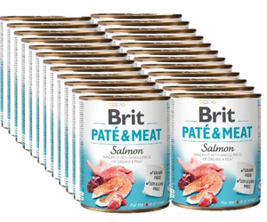 Brit Pate & Meat Salmon 24x800g