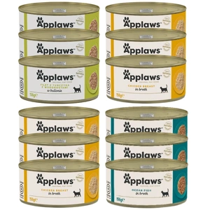 Applaws Cat Piept de pui 12x156g CAN