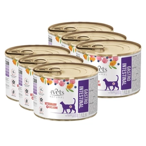 4Vets pentru pisici Gastro Intestinal 6x185g