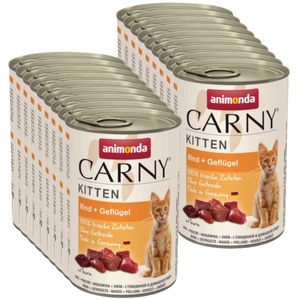 Animonda Cat Carny Kitten Beef and Poultry 18x400g